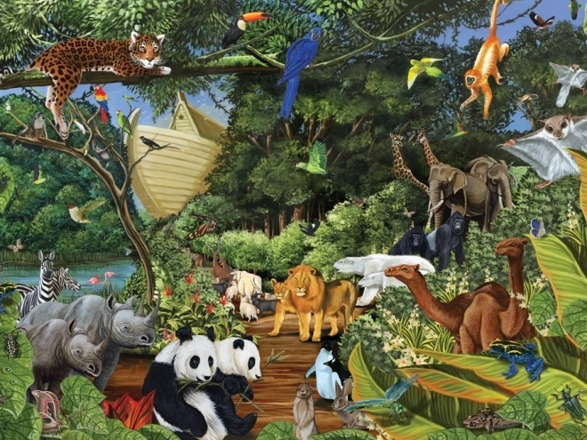 Family Puzzle Noah's Ark 350 Pieces COBBLE HILL