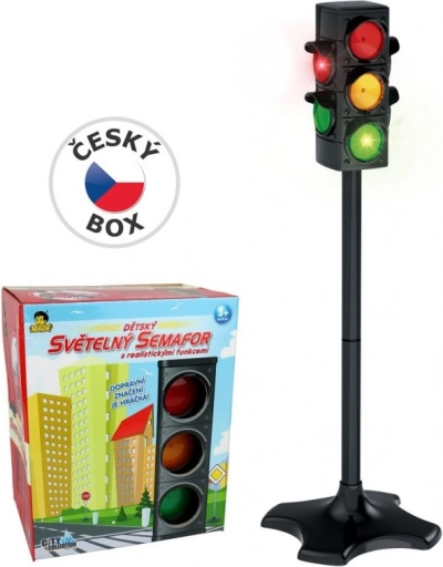 Battery-Powered Traffic Light with Realistic Functions