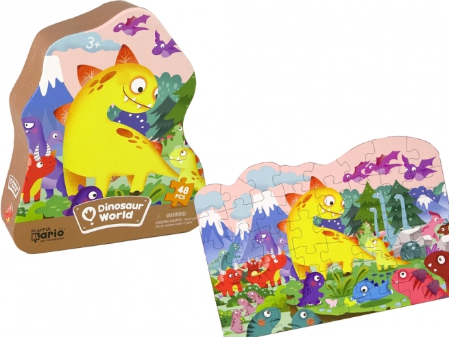 Puzzle Dinosaurs Volcano 48 pieces