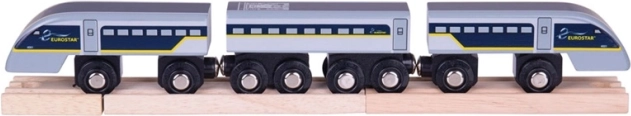 Hurtigtog Eurostar E320 med skinner