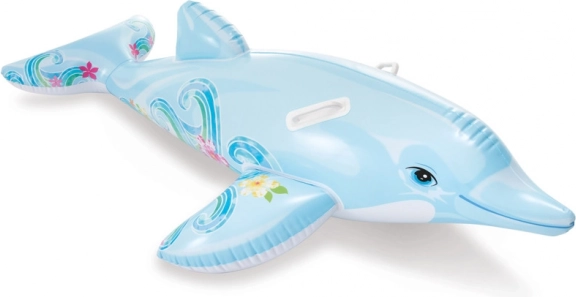 Dauphin gonflable pour l’eau 175 × 66 cm avec poignées