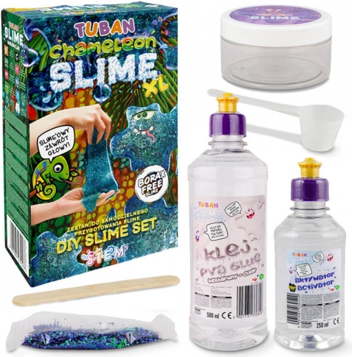 Large XL Chameleon Slime Set