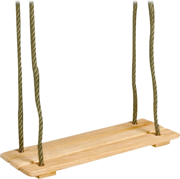 Wooden garden swing with adjustable ropes SMALL FOOT