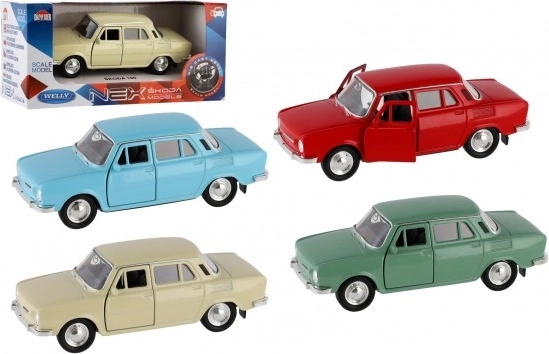Metal model Škoda 100 1:34 with opening doors