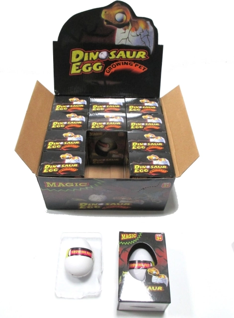 Ei met groeiende dinosaurus 7 × 5 cm