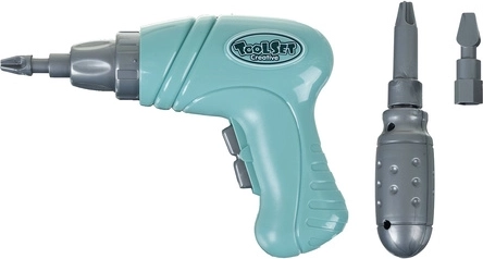 Electric screwdriver for easy 2D and 3D building