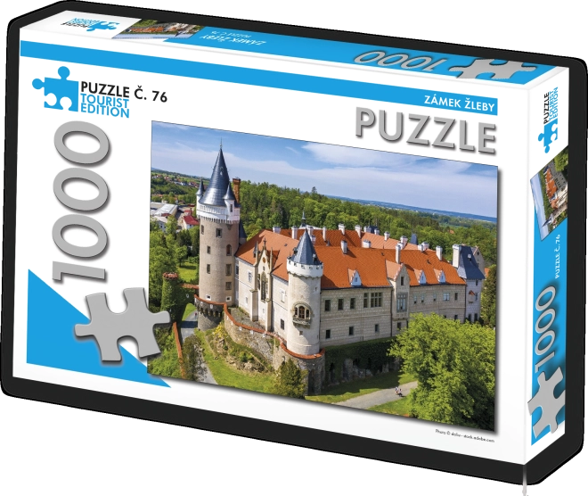 Puzzle Žleby Castle 1000 Pieces Tourist Edition