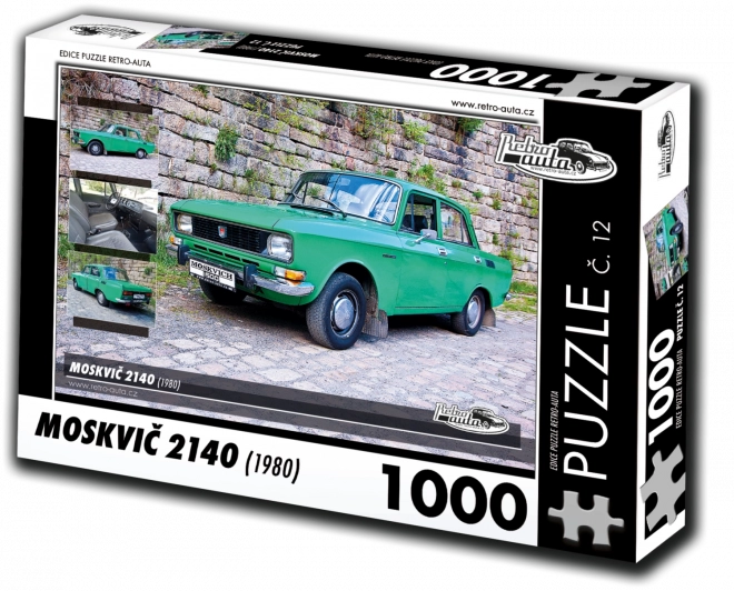 RETRO-CARS Puzzle Moskvitch 2140 (1980) 1000 pieces