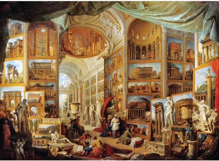Puzzle Interior of an Imaginary Picture Gallery 1000 Pieces
