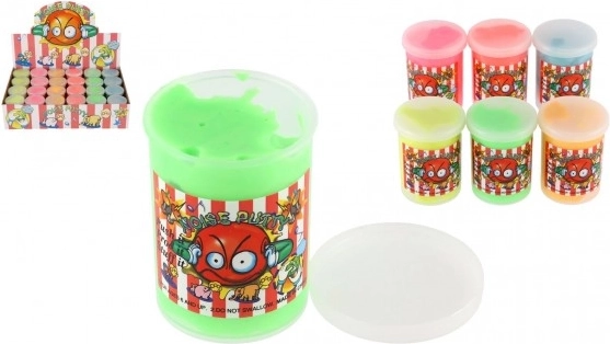 Fart Slime 80 g – fun putty for kids, mix of 6 colors