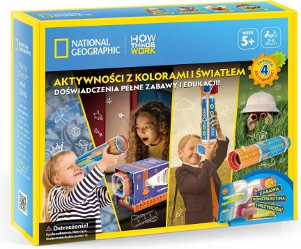 3D puzzle set with paints and light