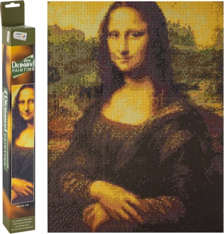 Diamantové malování Mona Lisa 40x50 cm