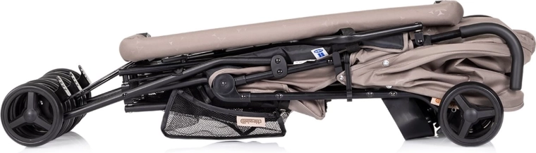 Telaio leggero e chiusura compatta a ombrello