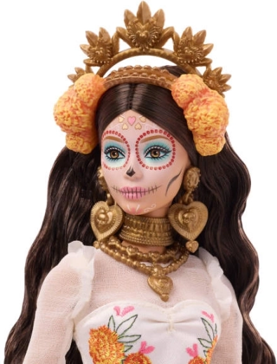 Detaljni dodaci i calavera make-up