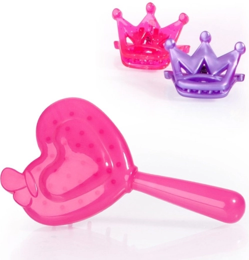 Coiffures avec peigne et barrettes