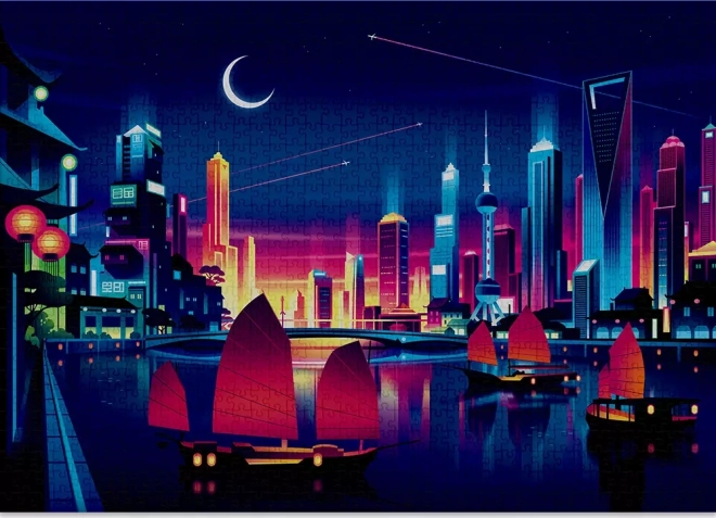 CLOUDBERRIES Skyline Puzzle – 1000 Pieces