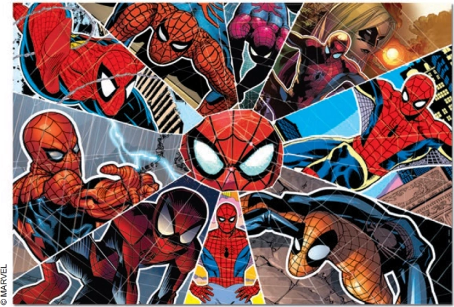 EDUCA SPIDERMAN 1000-piece Puzzle with Free Glue