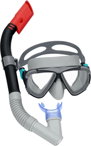 Snorkel Mask with Tube Bestway for Snorkeling Black 14+ – Black