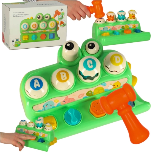 Interactive Hammer Game Crocodile for Children 18m+
