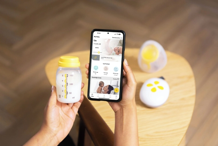 Monitoraggio smart con l’app Medela Family