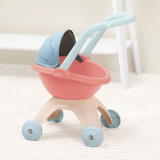 Movable canopy and deep carrycot