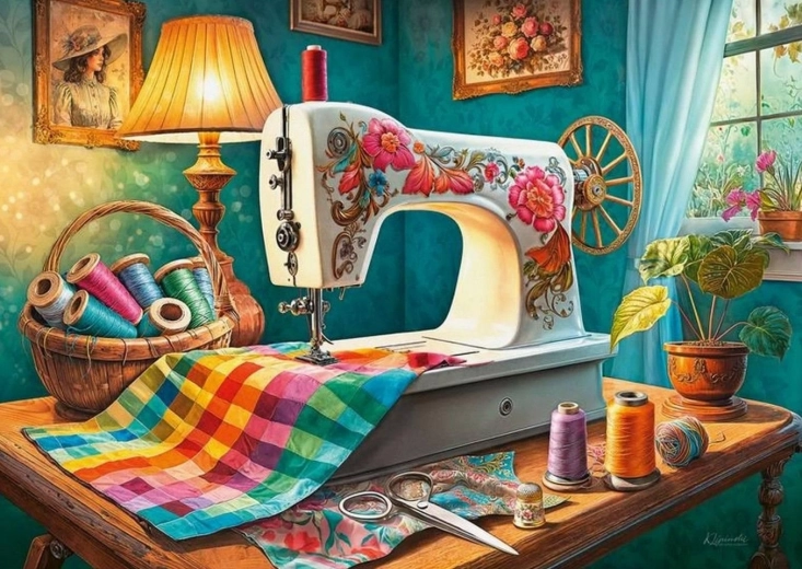 Cherry Pazzi Puzzle My Sewing Nook 1000 Pieces