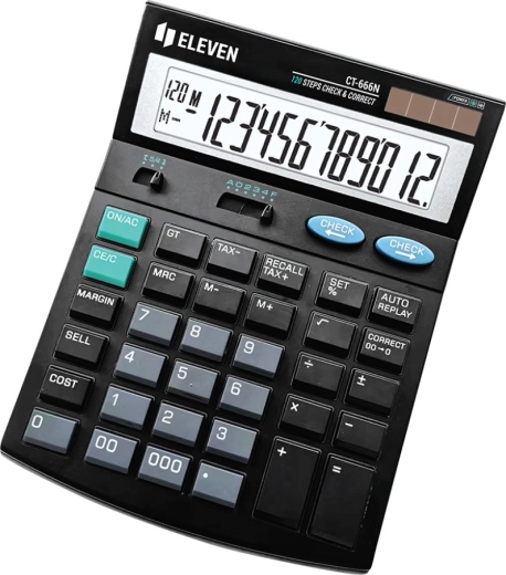 Kalkulačka ELEVEN CT666N čierna