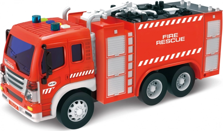 Požiarnicke Auto so Striekačkou a Efektmi