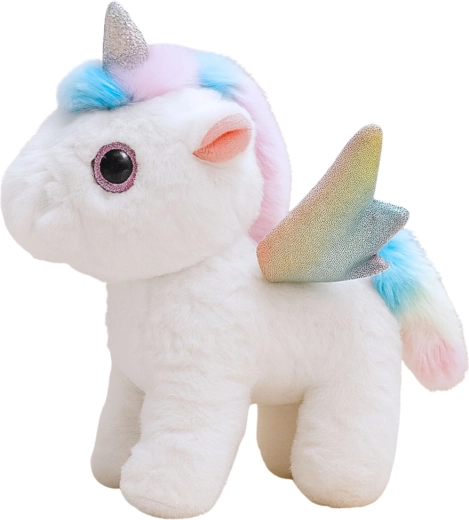 Aspetto magico con ali arcobaleno