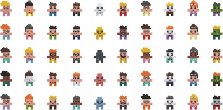 Až 50 jedinečných postaviček