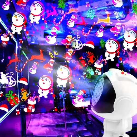 Proiezioni natalizie con 16 motivi