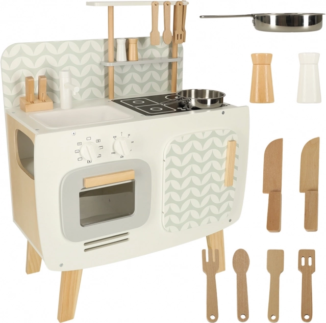 Cuisine en bois pour enfants Lulilo rétro