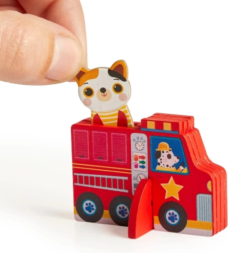 Træbrandbiler til små hænder