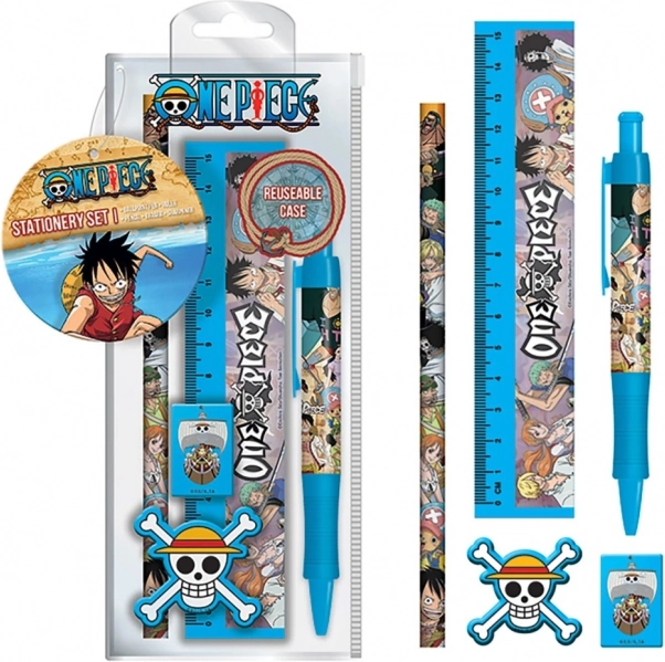 Ensemble scolaire à motif One Piece