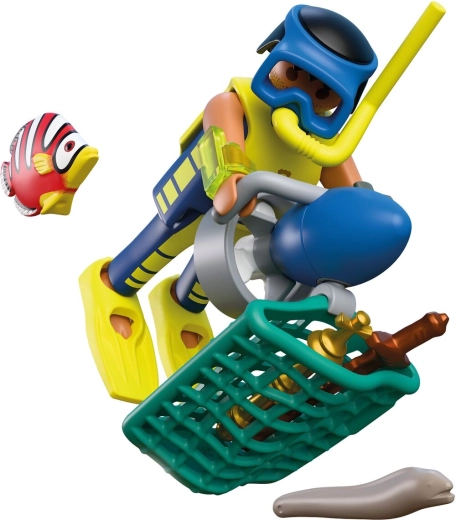 Udstyr til dykning og skattejagt