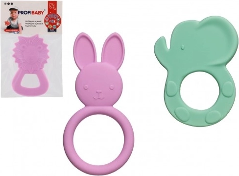 Silicone animal teether