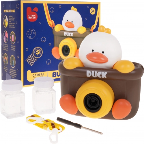 Duck-Shaped Bubble Camera for Kids