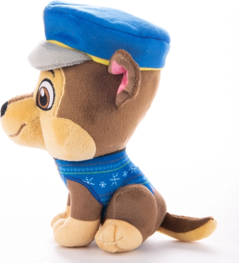 Look festif avec petit pull bleu