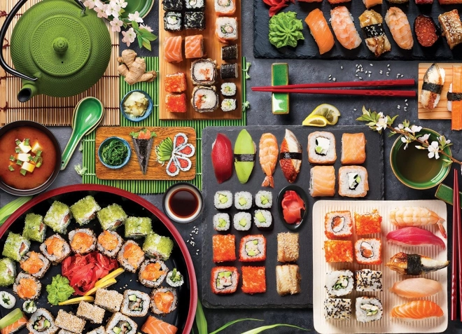 EUROGRAPHICS Puzzle Sushi Table 1000 pieces