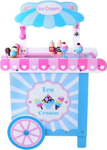 Chiosco mobile con banco spazioso