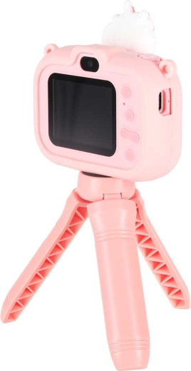 Stable shots thanks to the mini tripod