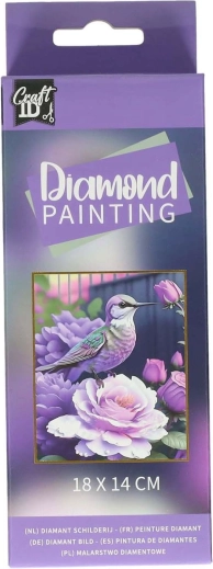 Diamantno slikanje Ptiček 14x18 cm od Craft ID
