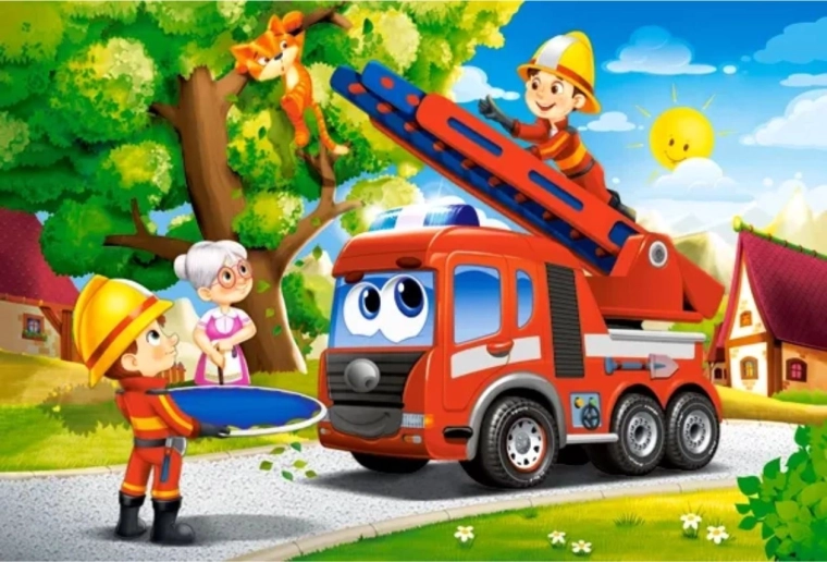 Castorland puzzle Firefighters in Action MAXI 40 pieces