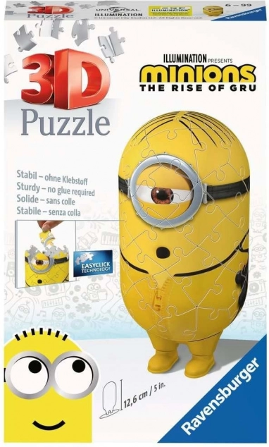 3D Puzzle Minions 2: Kung Fu by Ravensburger, 54 pieces