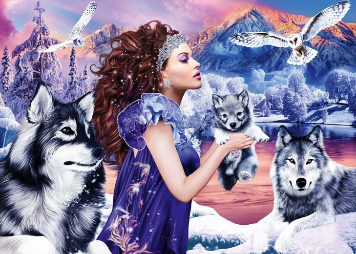 Puzzle Wolf Queen 1000 Pieces