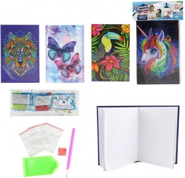 Creative Diamond Journal 14.5 × 21 cm – kit with stick-on gems