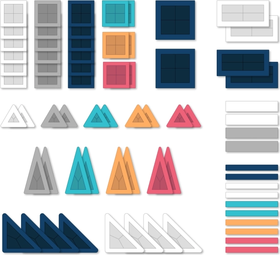 Pezzi sicuri e resistenti con finitura opaca