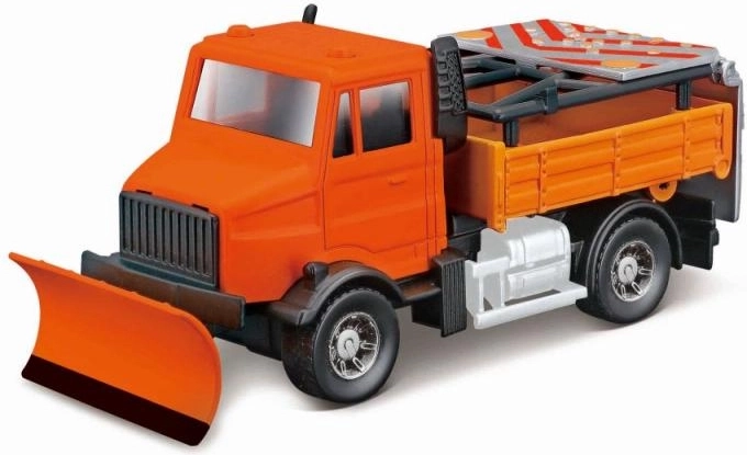 Service Vehicle Road Security with Snow Plow