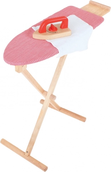 Planche à repasser en bois et fer à repasser pour enfants