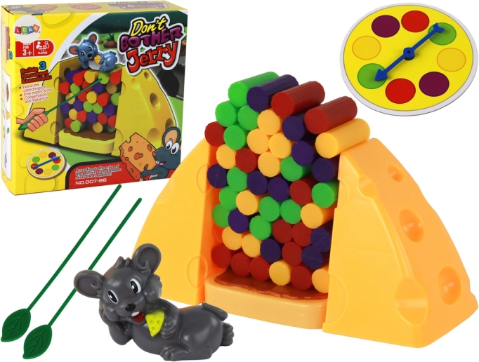 Cheese Pyramid Don't Drop the Mouse arcade game